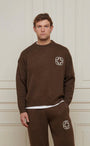 BELIER BROWN MOHAIR KNIT JUMPER