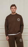 BELIER BROWN MOHAIR KNIT JUMPER