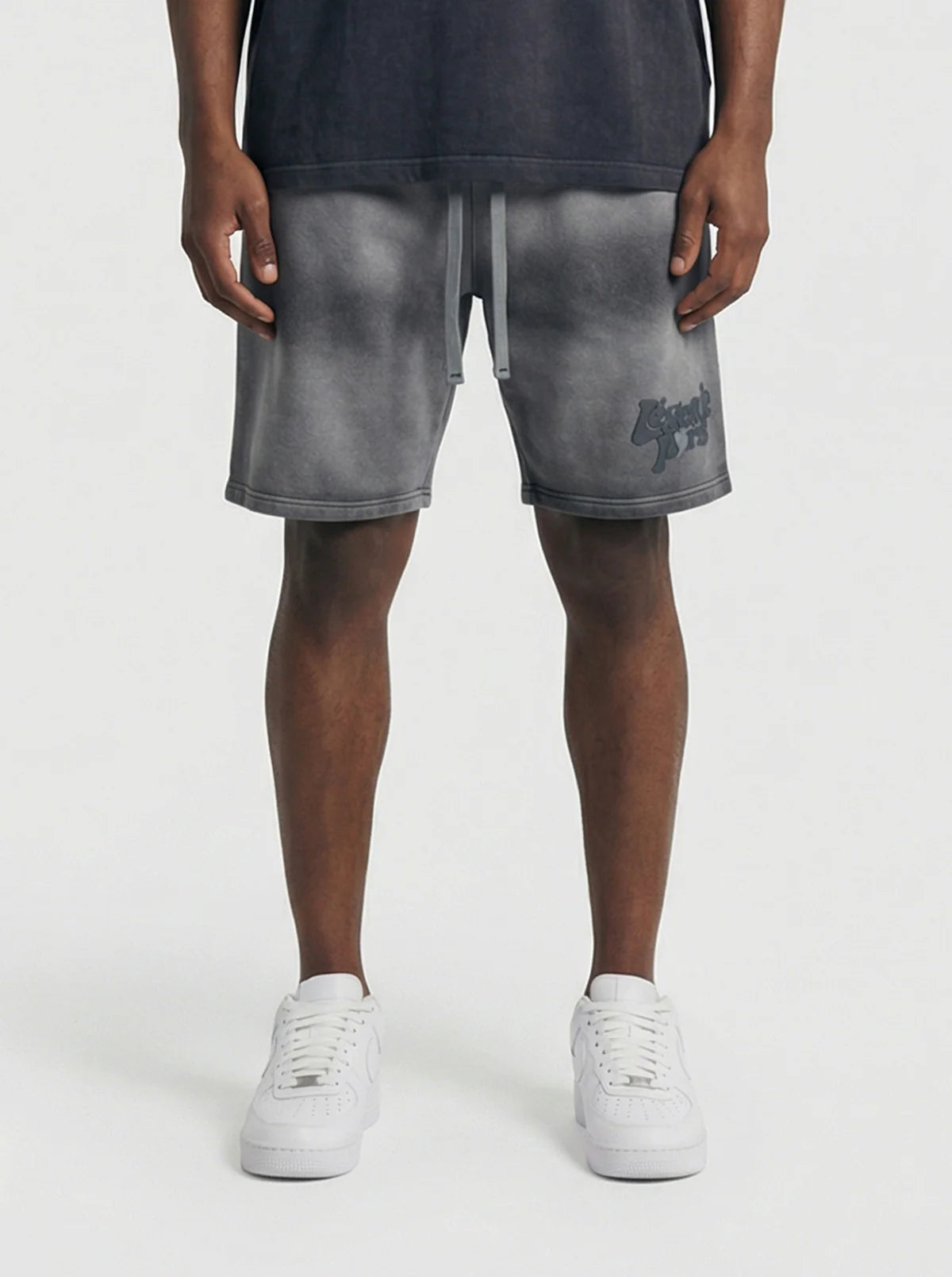 LEGENDE LND GRADIENT SHORT CHARCOAL WASH