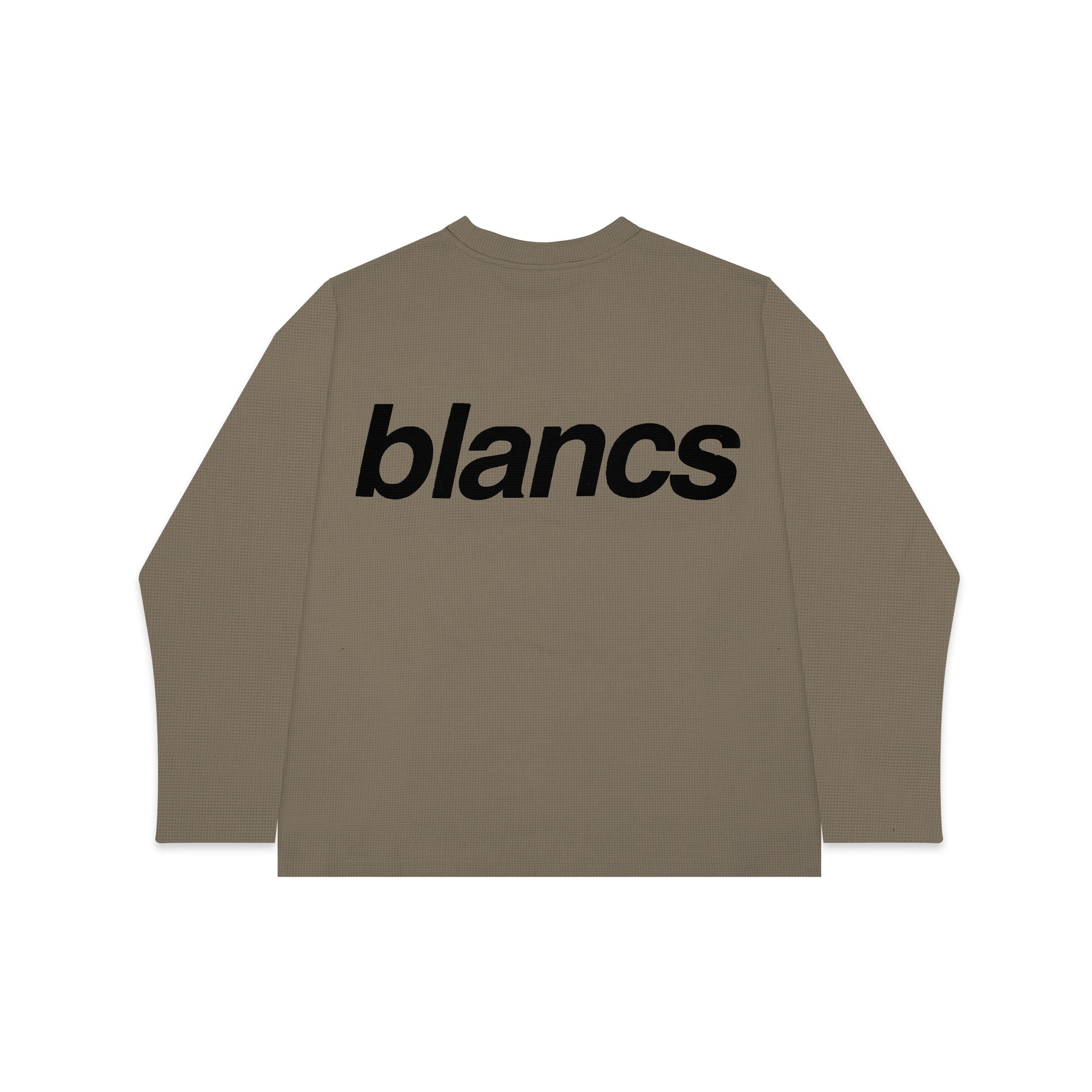 Blancs Waffle Knit Longsleeve Khaki