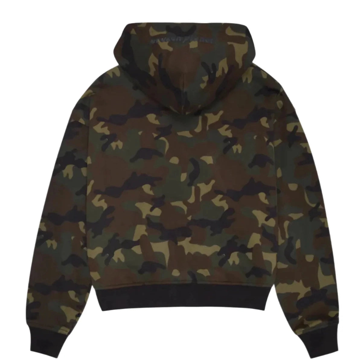 Broken Planet Zip Up Hoodie ‘Camo Green’