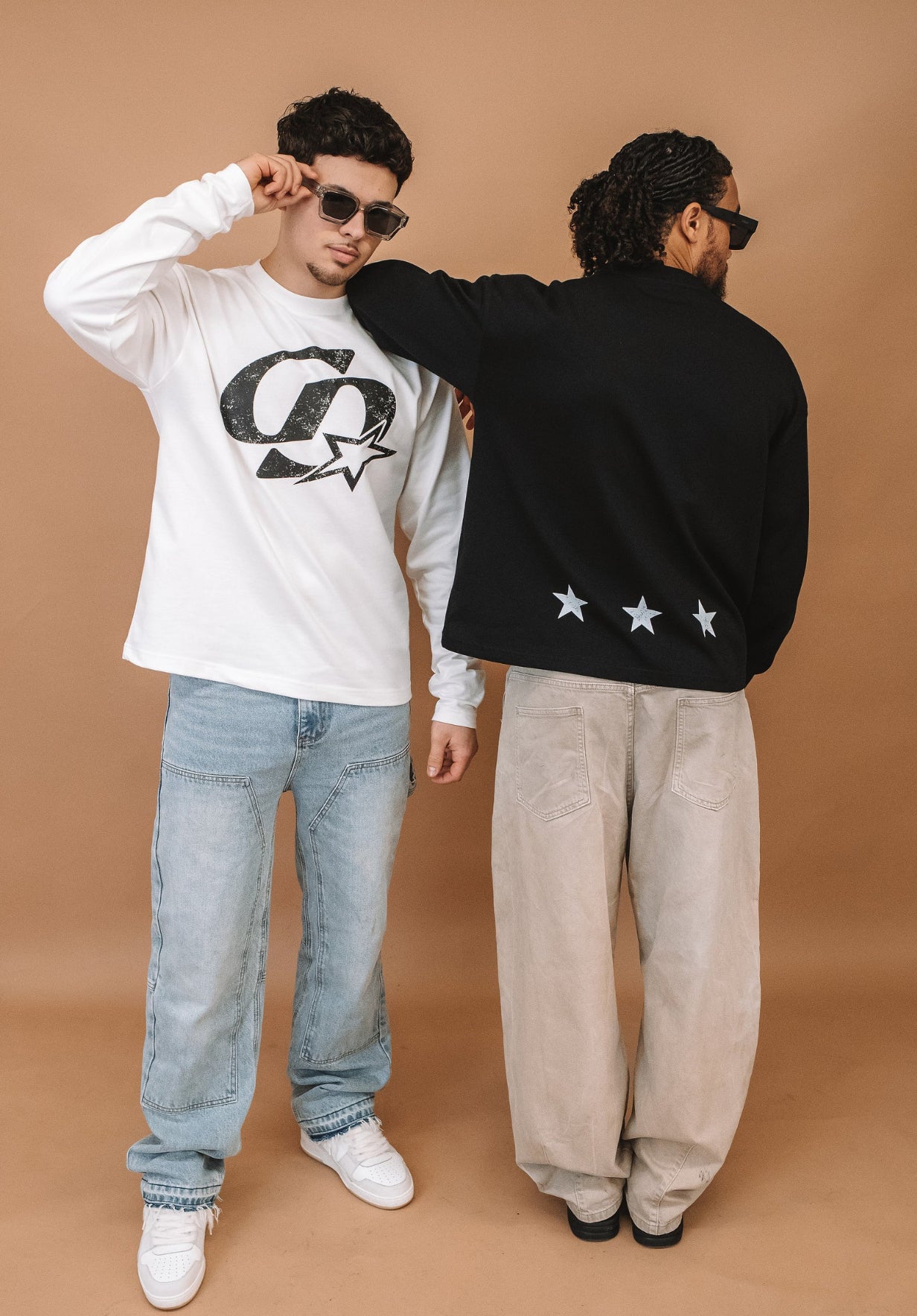 CARDAIR CD Star Long Sleeve T-Shirt “White”
