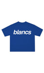BLANCS WAFFLE KNIT SHORT SLEEVE BLUE