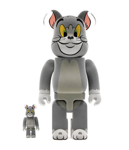 Bearbrick Tom and Jerry: Tom Flocky 100% & 400% Set