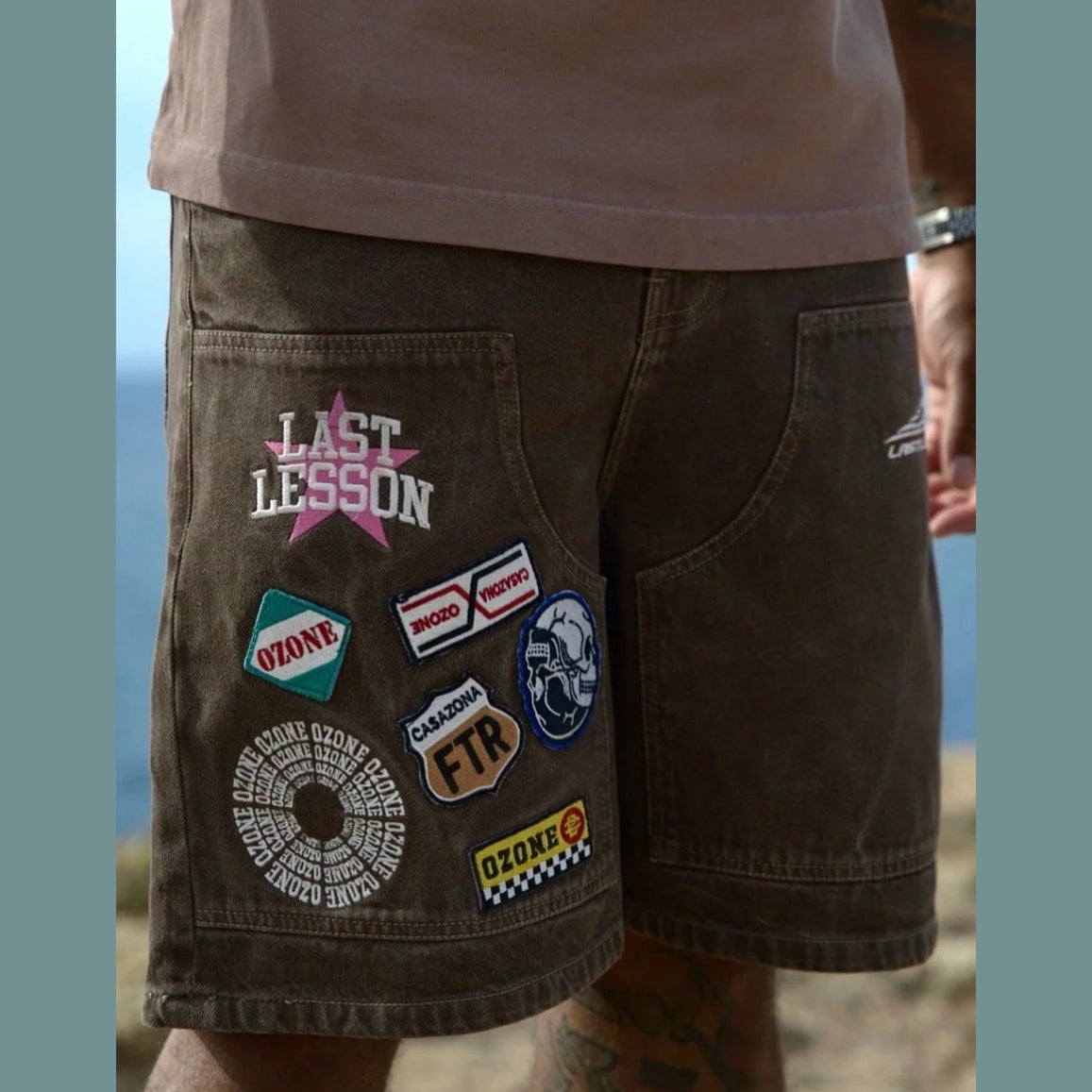 Last Lesson Casazøna Badged Shorts