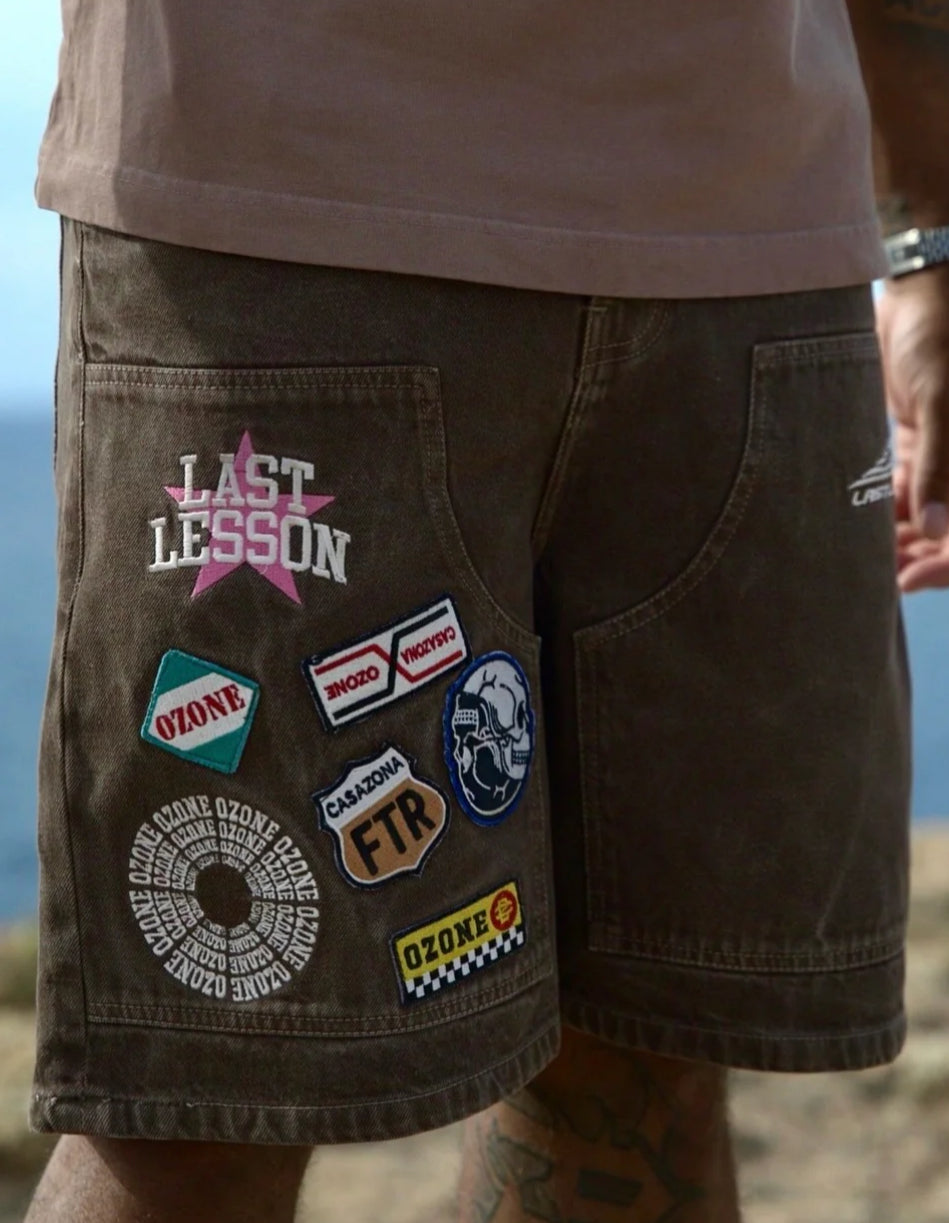 Last Lesson Casazøna Badged Shorts