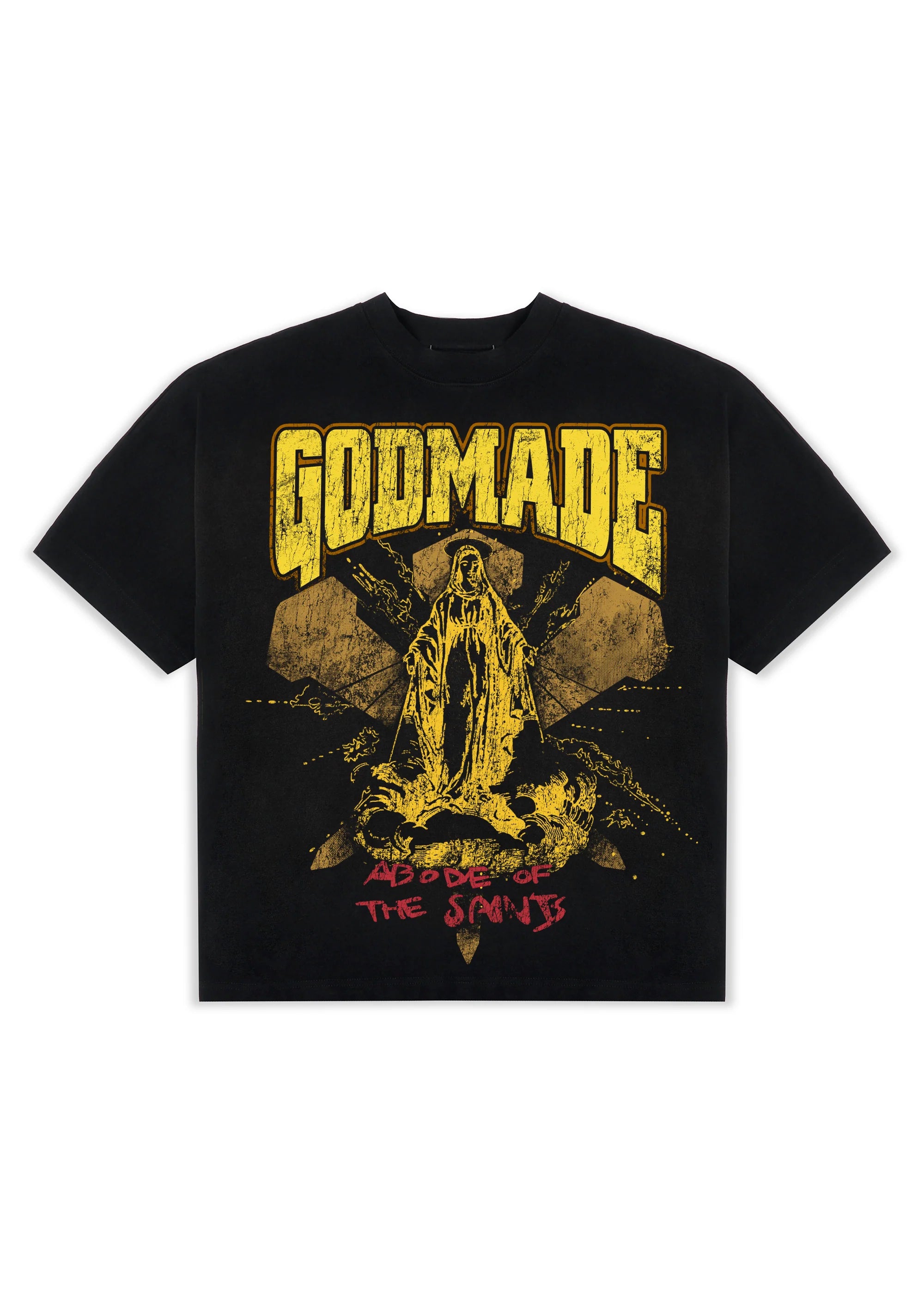Godmade Abode Of The Saints T Shirt Black
