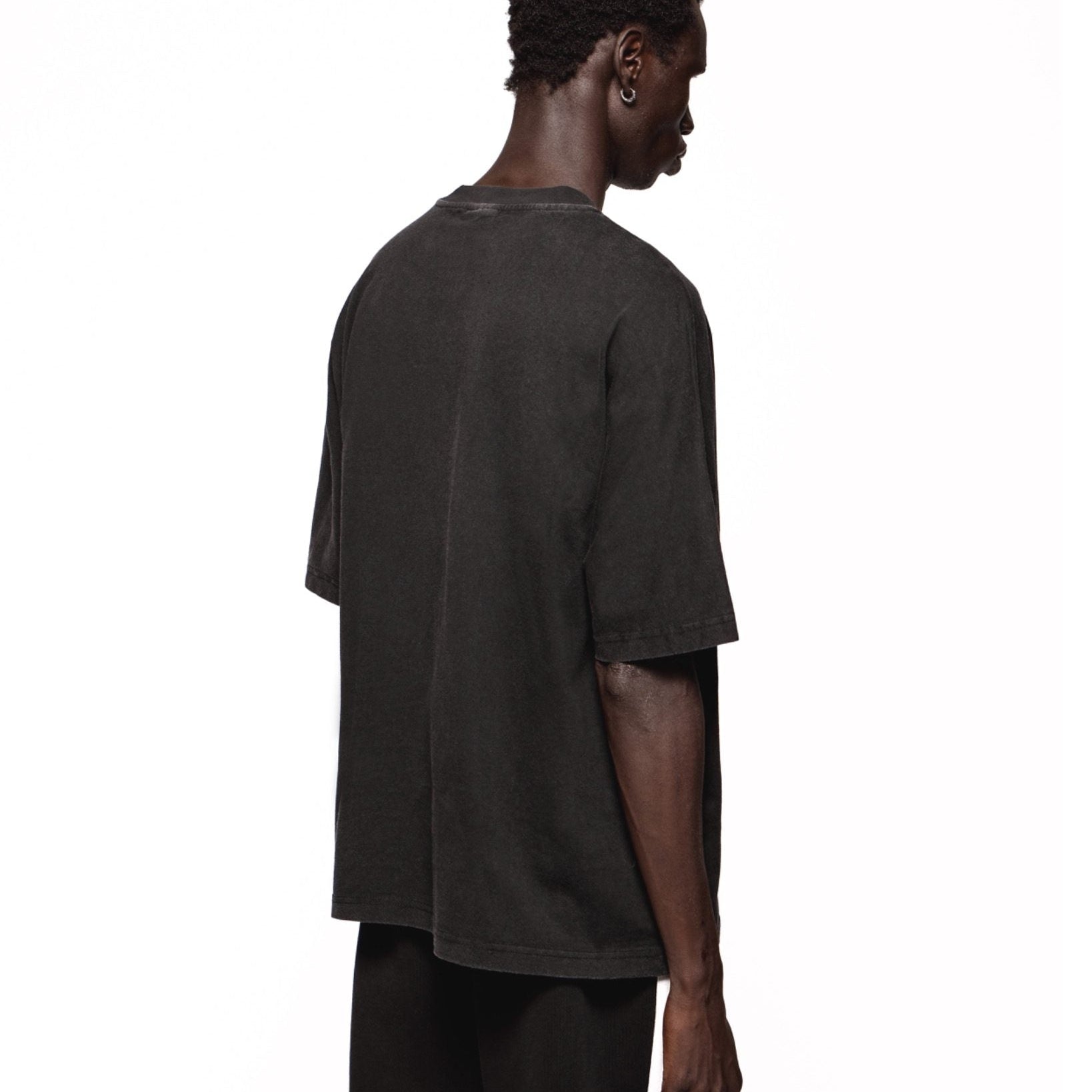 Godmade Metallic GM T Shirt - Washed Black, alternate view 2