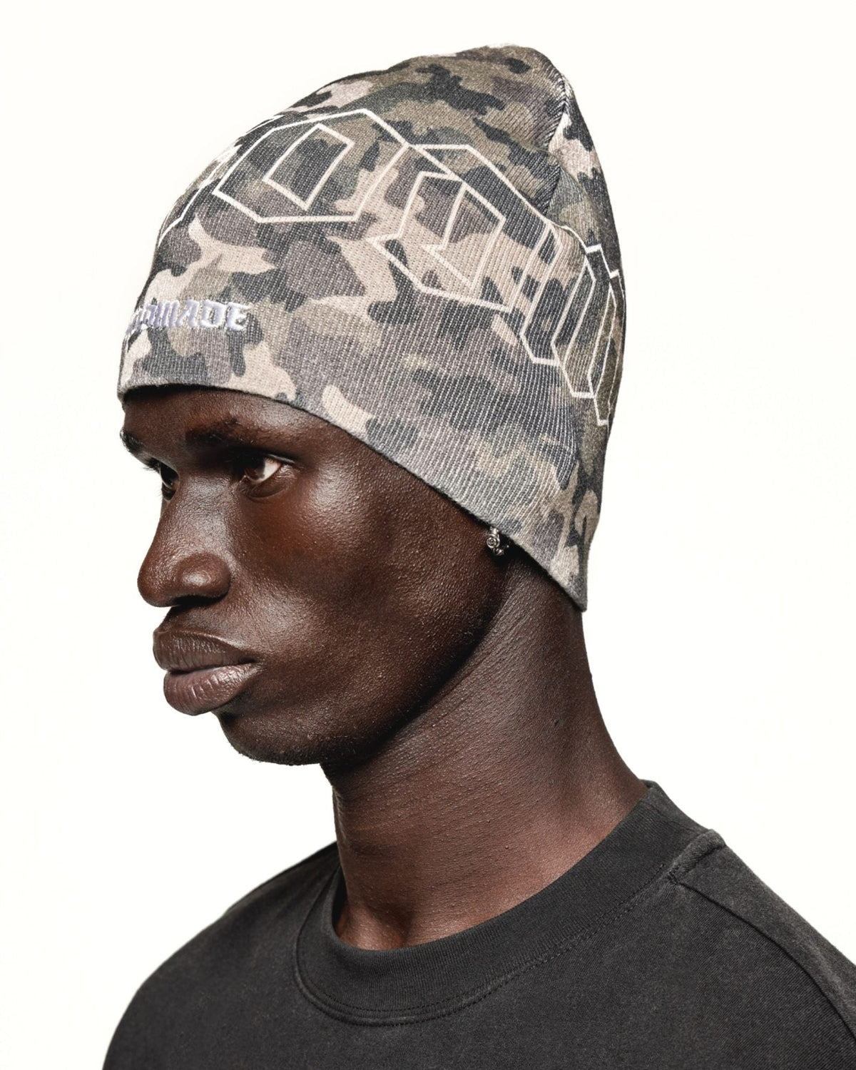 Godmade Burnout Beanie - Camo, alternate view 2