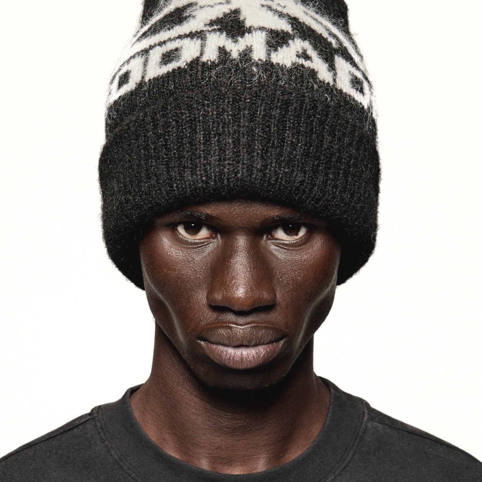 Godmade GM Logo Wool Beanie - Black