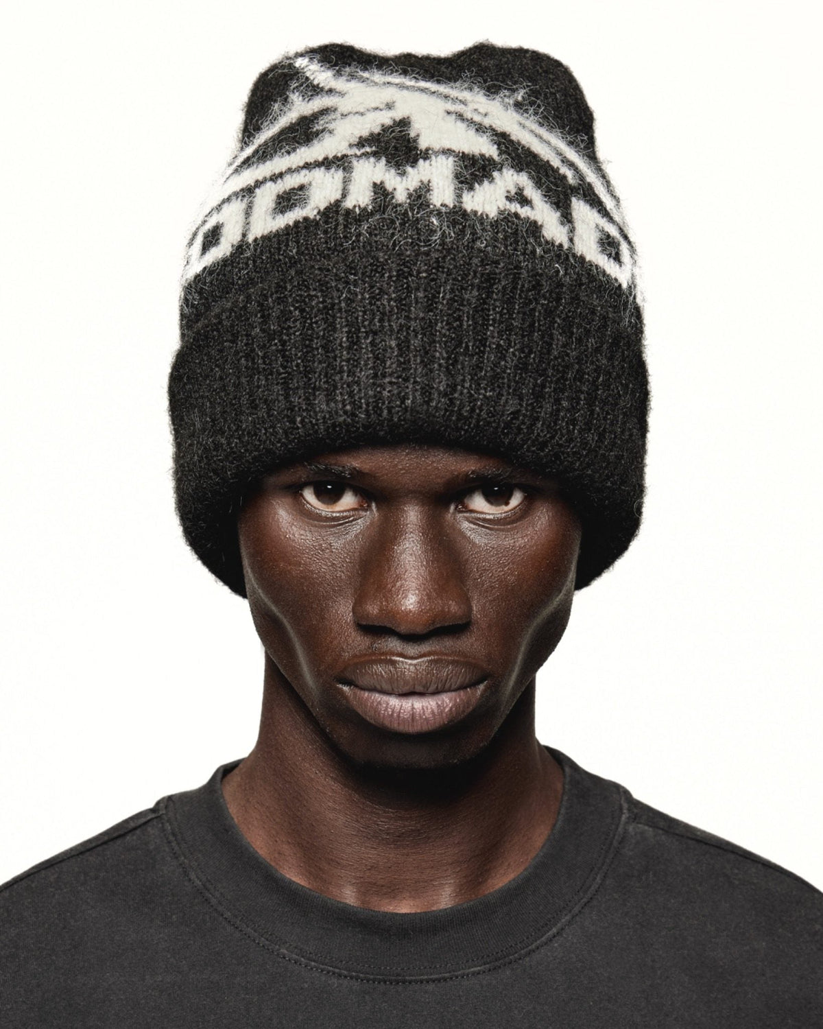 Godmade GM Logo Wool Beanie - Black