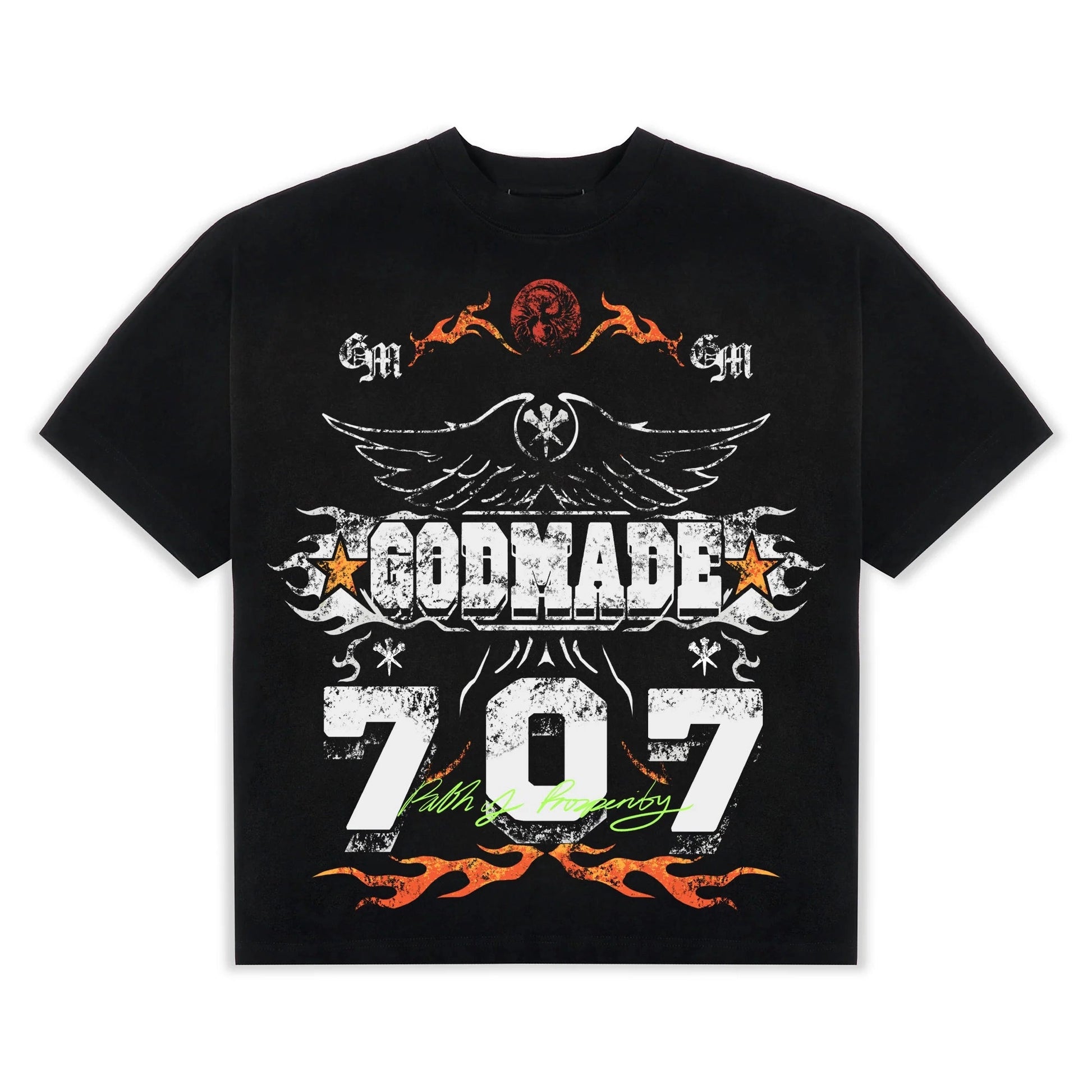 Godmade Path Of Prosperity Black Tee