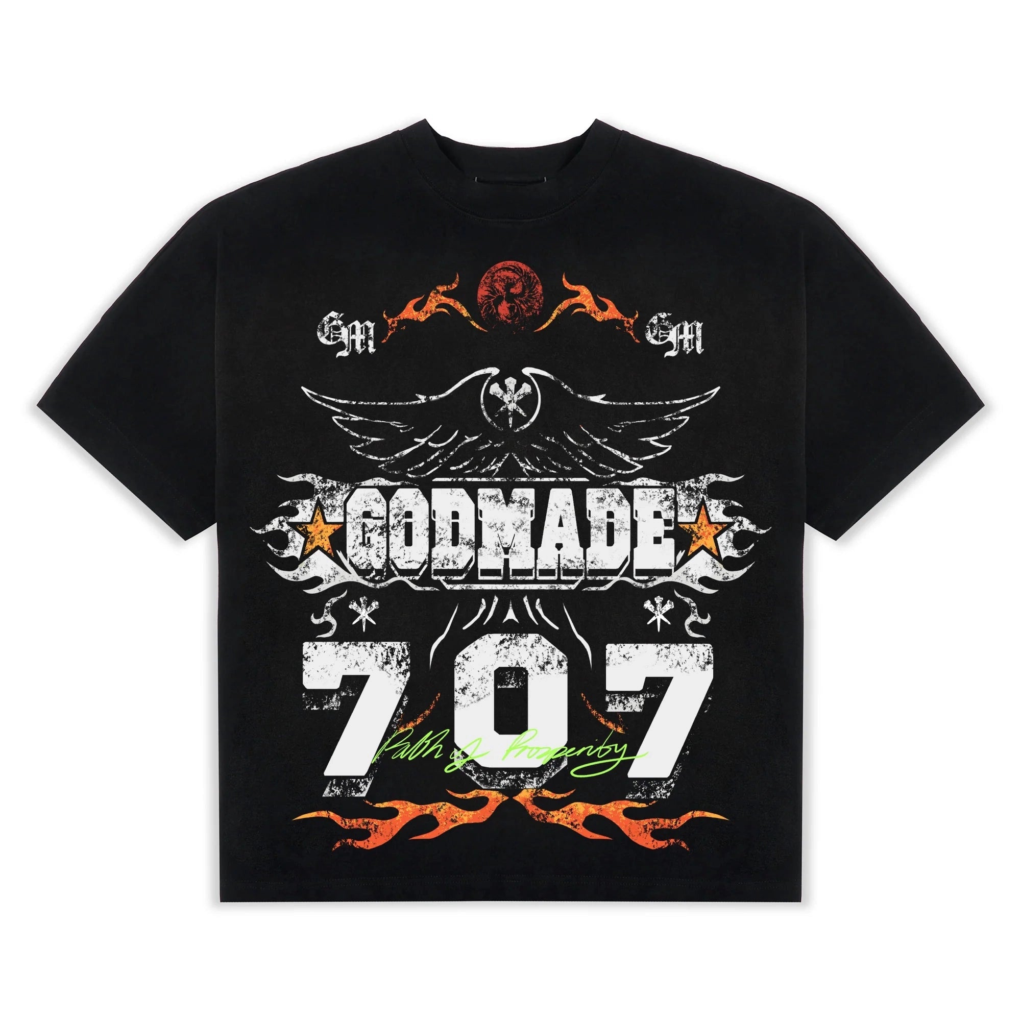 Godmade Path Of Prosperity Black Tee