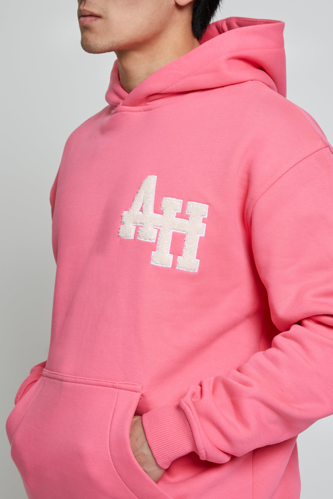 Annie Hood College Logo Hoody (Pink)