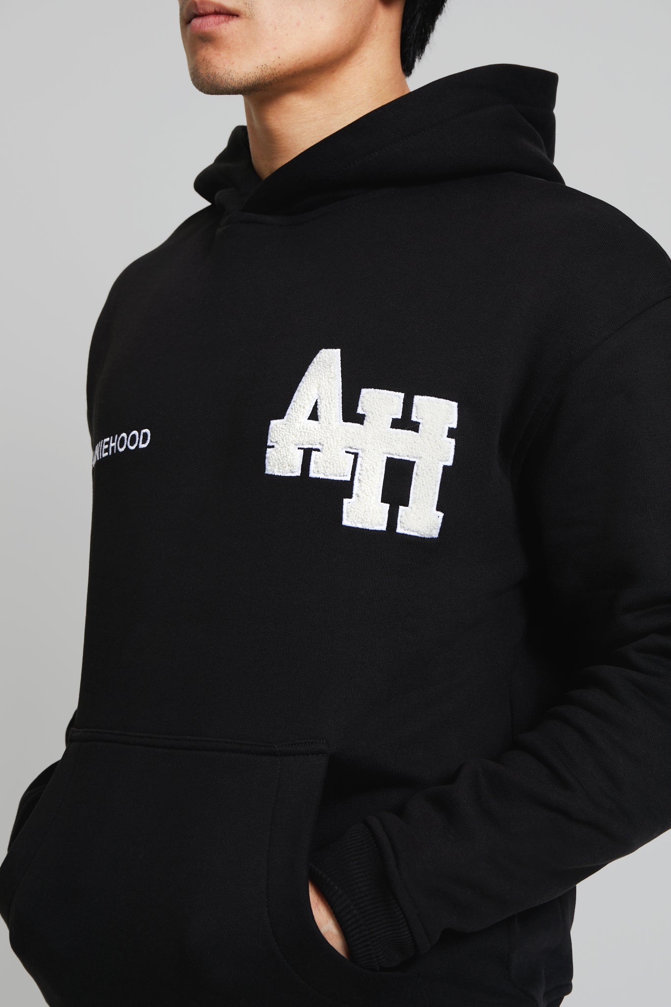 Annie Hood College Logo Hoody (Black)