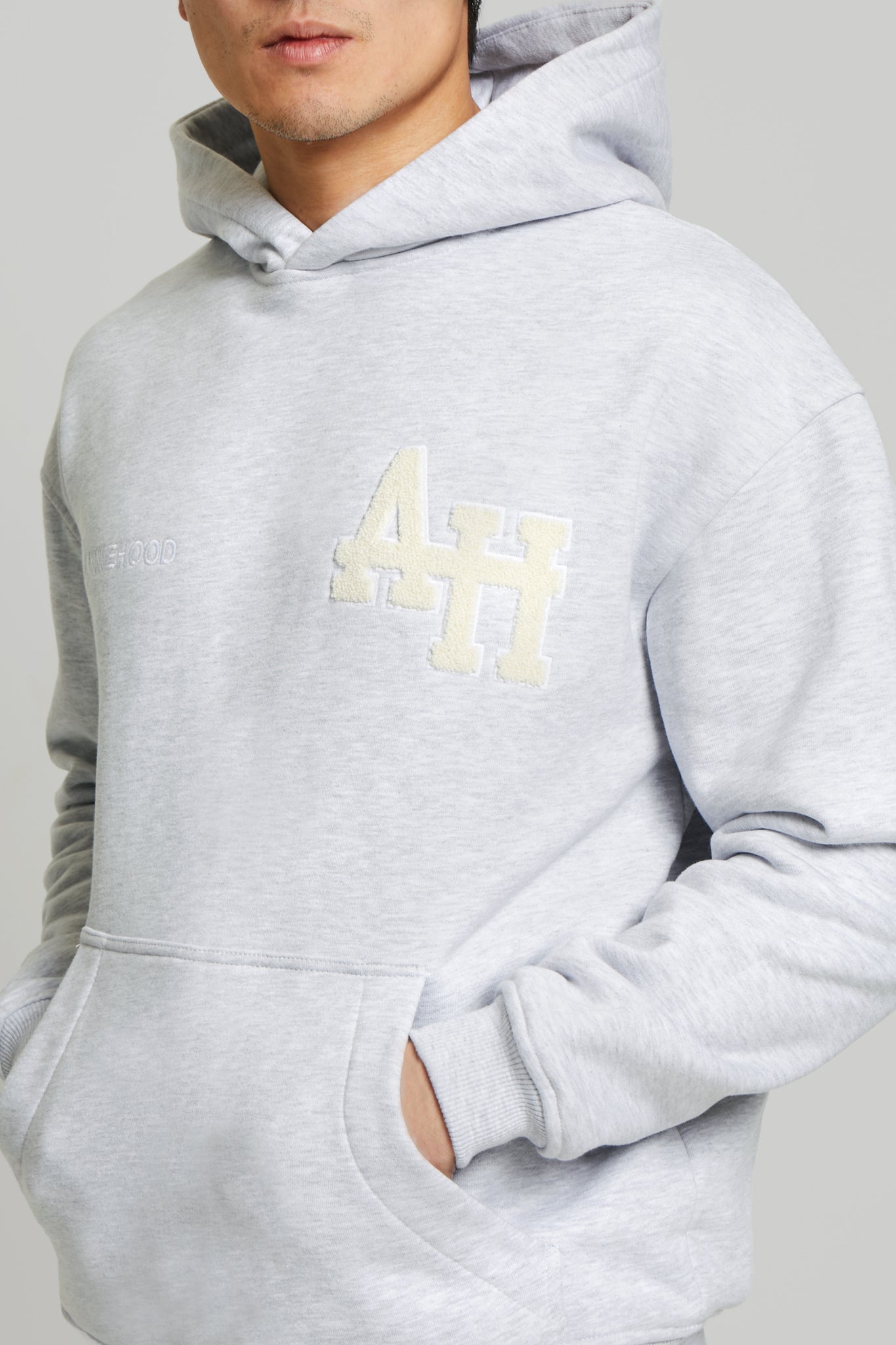 Annie Hood College Logo Hoody (Grey)