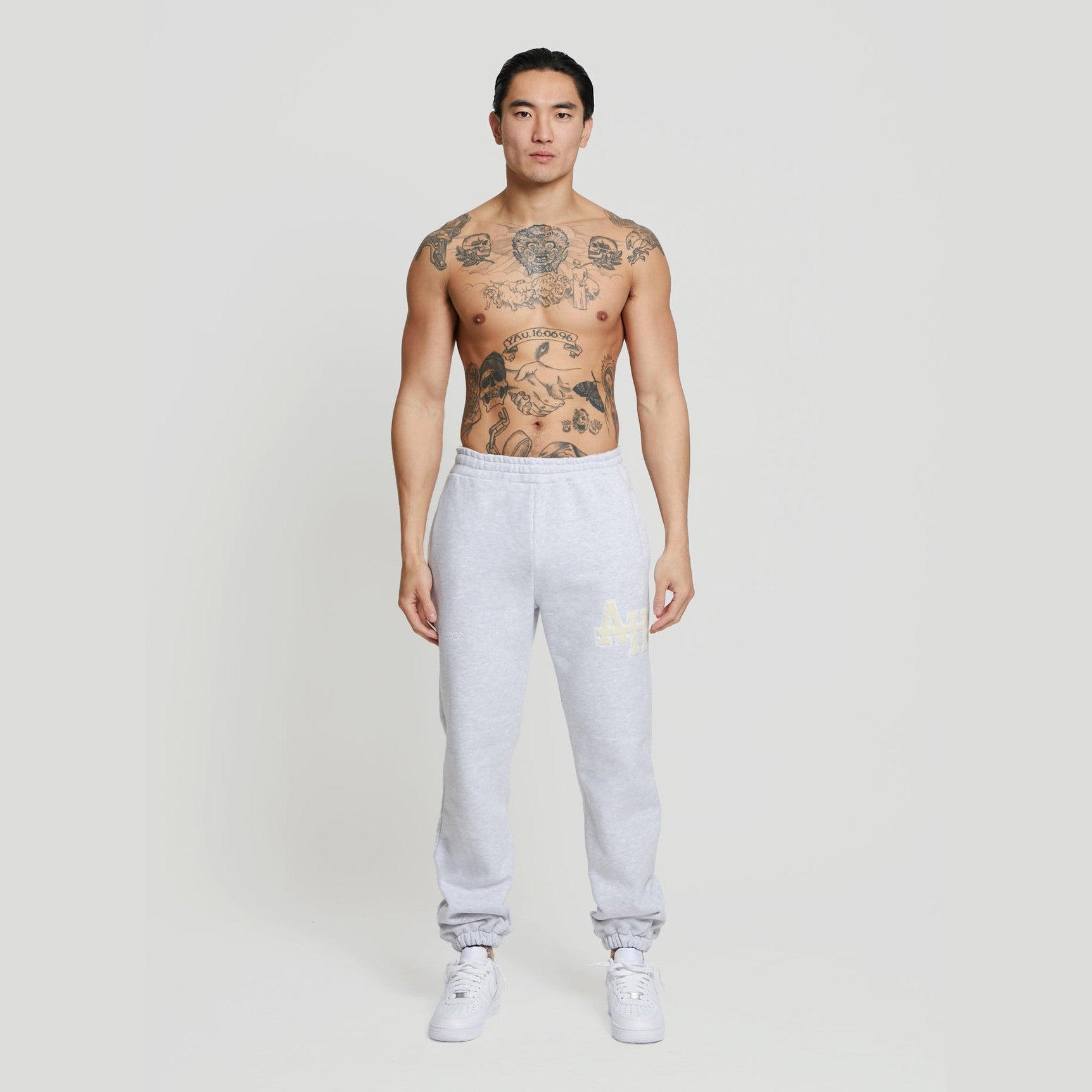 Annie Hood College Logo Sweatpants (Grey)