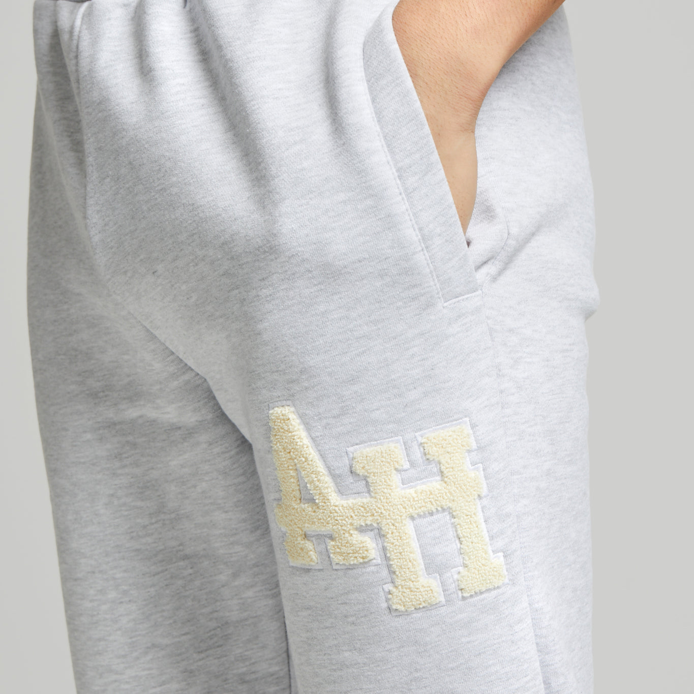 Annie Hood College Logo Sweatpants (Grey), alternate view 2
