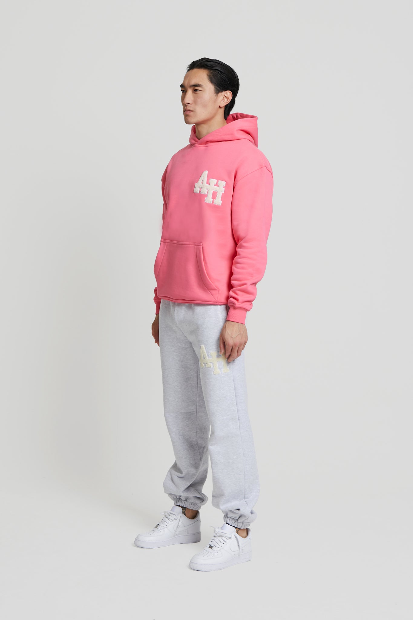 Annie Hood College Logo Hoody (Pink)