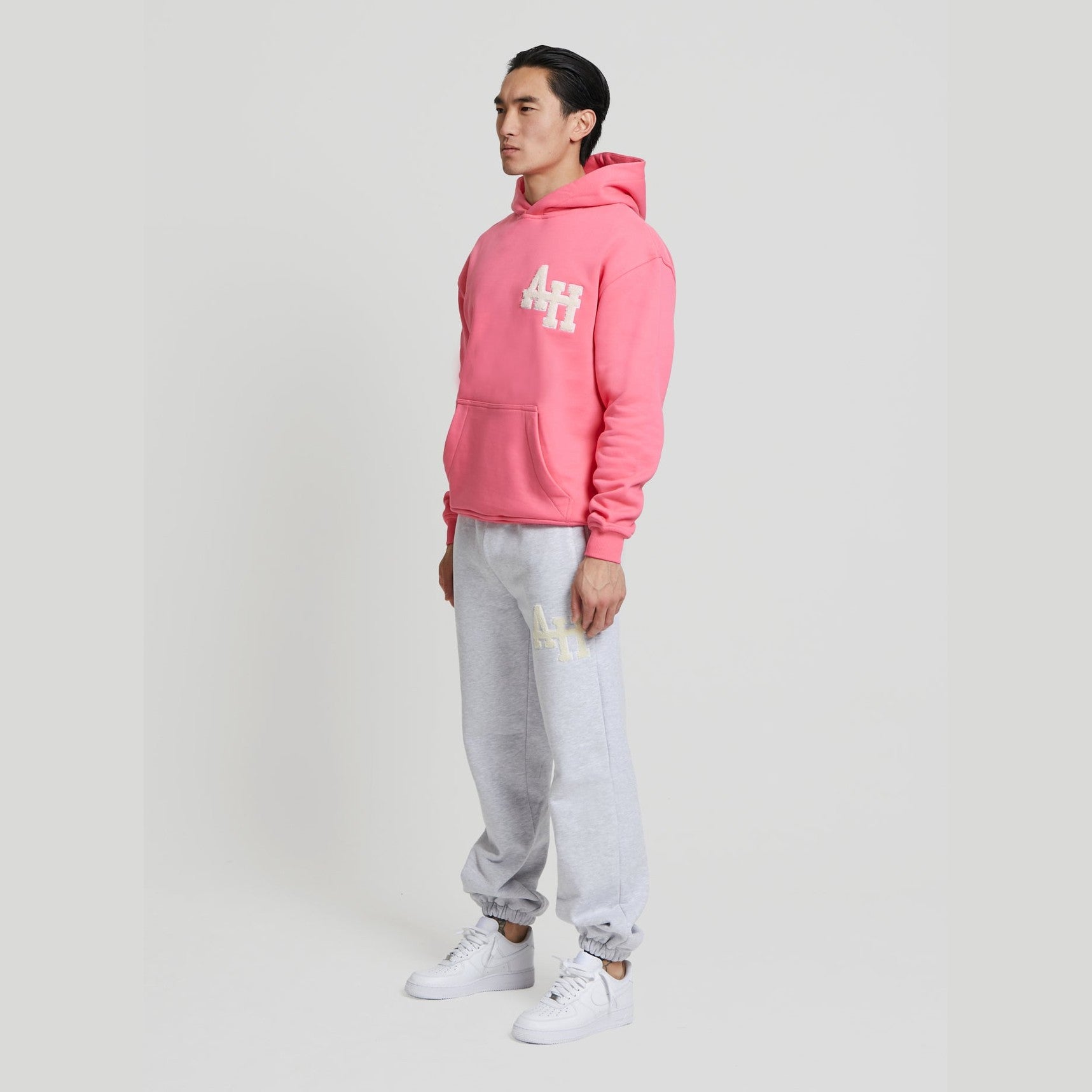 Annie Hood College Logo Hoody (Pink)