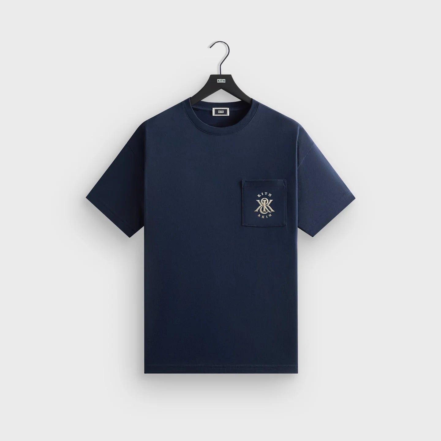 Kith Navy Floral Pocket T Shirt