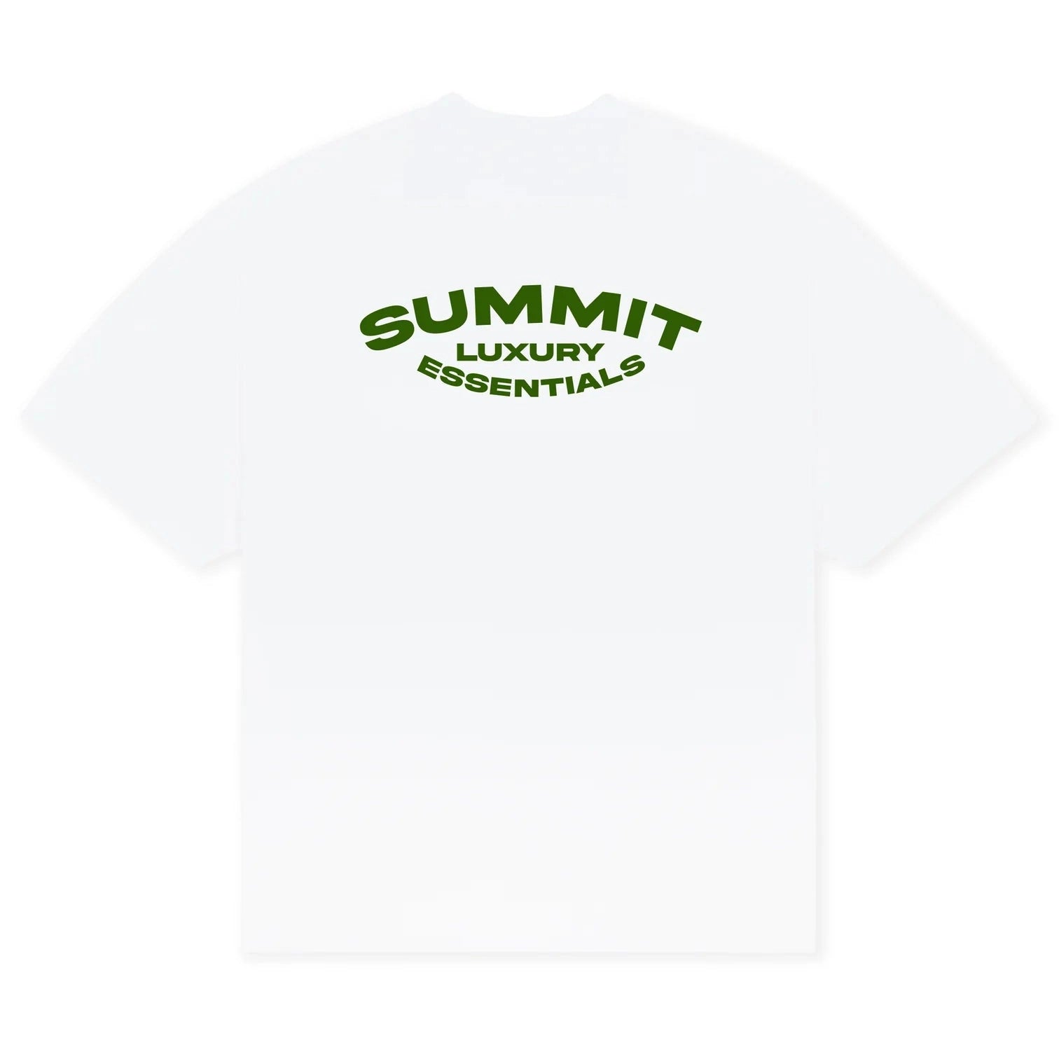 Summit Luxury Essentials T Shirt (White/Green)