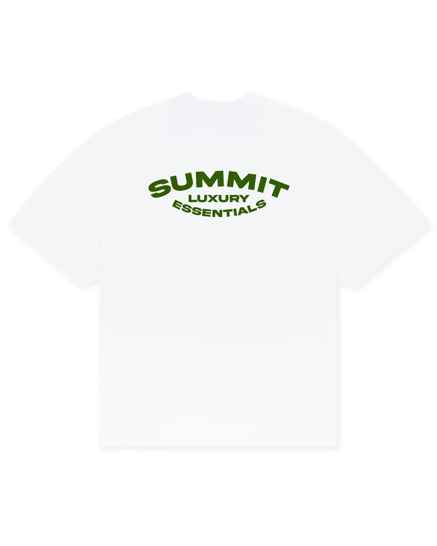 Summit Luxury Essentials T Shirt (White/Green)