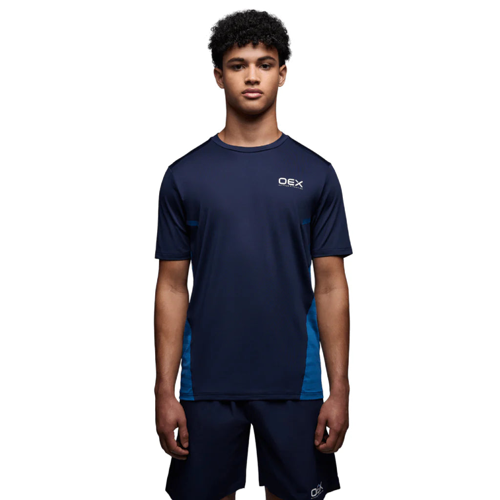 OEX FLASH 2.0 T SHIRT NAVY