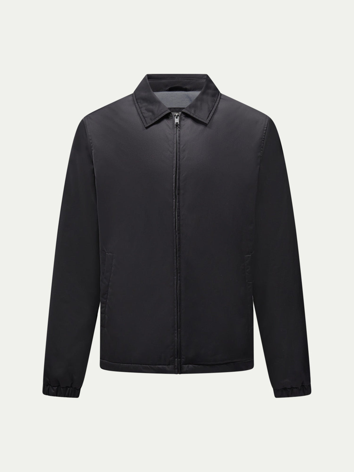 Peckham Rye Mason Light Padded Bomber Jacket in Black