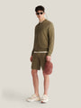 Peckham Rye Milano Cardigan Knit Bomber in Tea Leaf, alternate view 4