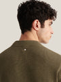 Peckham Rye Milano Cardigan Knit Bomber in Tea Leaf, alternate view 6