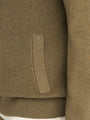 Peckham Rye Milano Cardigan Knit Bomber in Tea Leaf, alternate view 7