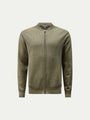 Peckham Rye Milano Cardigan Knit Bomber in Tea Leaf, alternate view 8