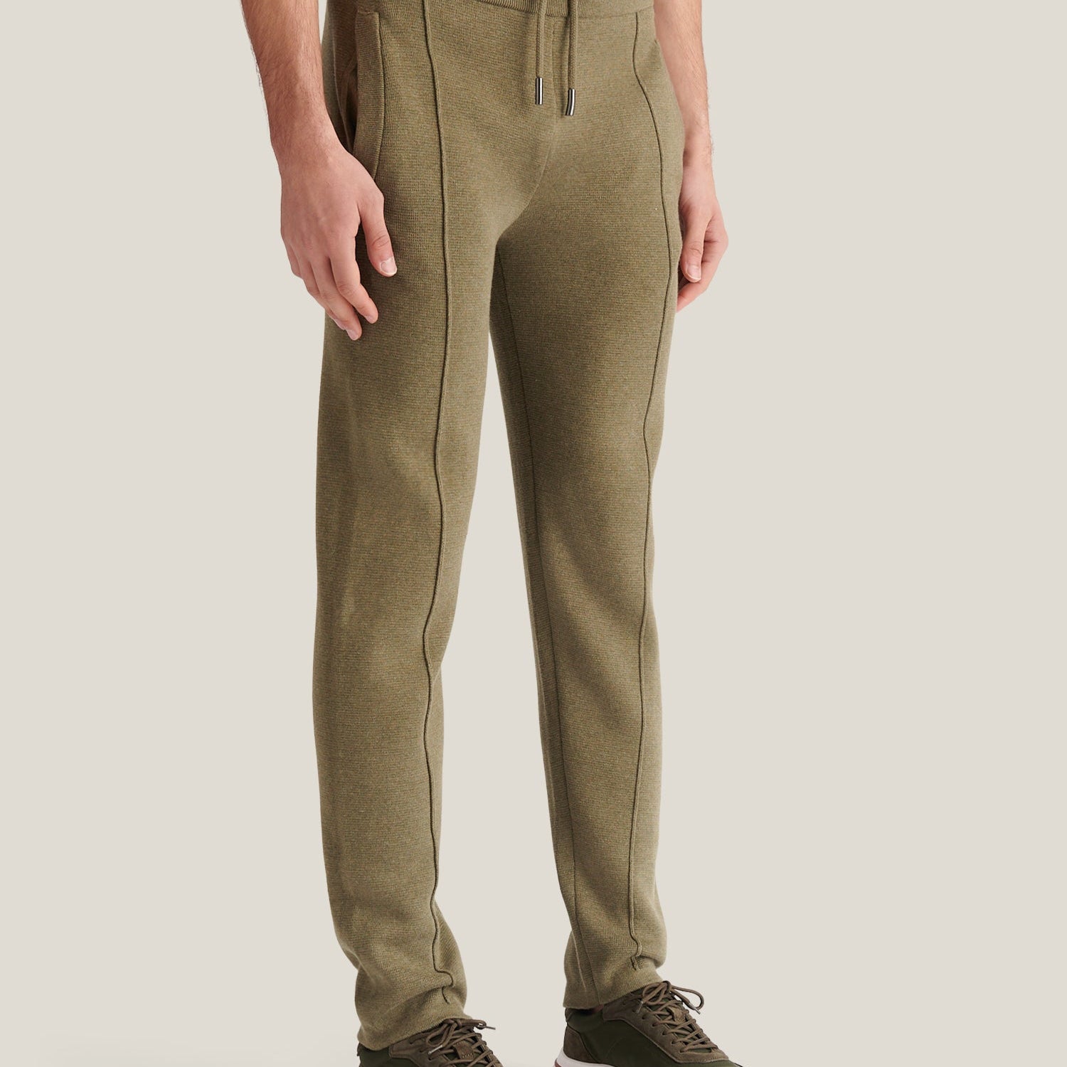 Peckham Rye Milano Knit Jogger in Tea Leaf