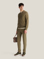 Peckham Rye Milano Knit Jogger in Tea Leaf, alternate view 3