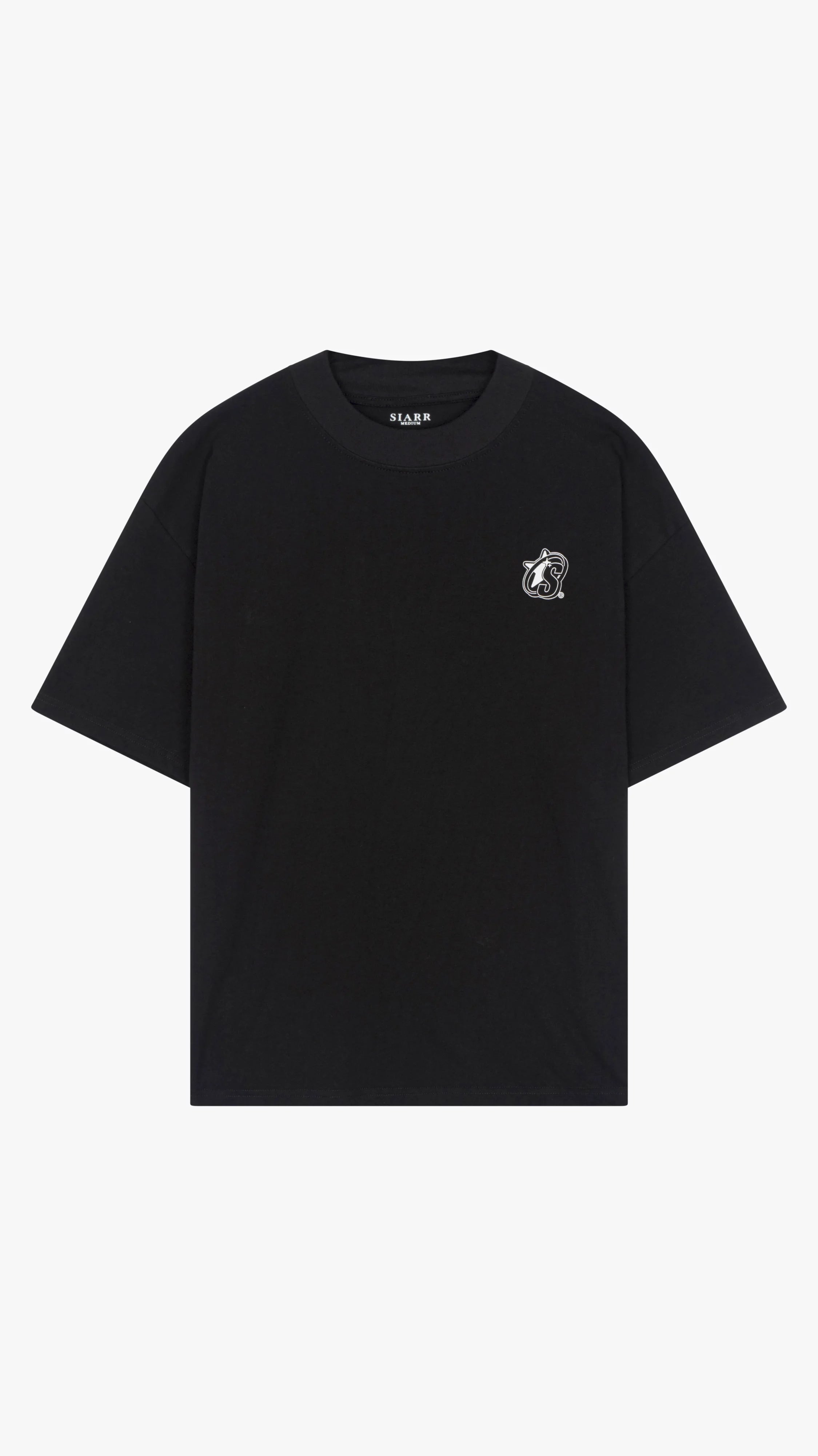 Siarr S Logo T Shirt Black