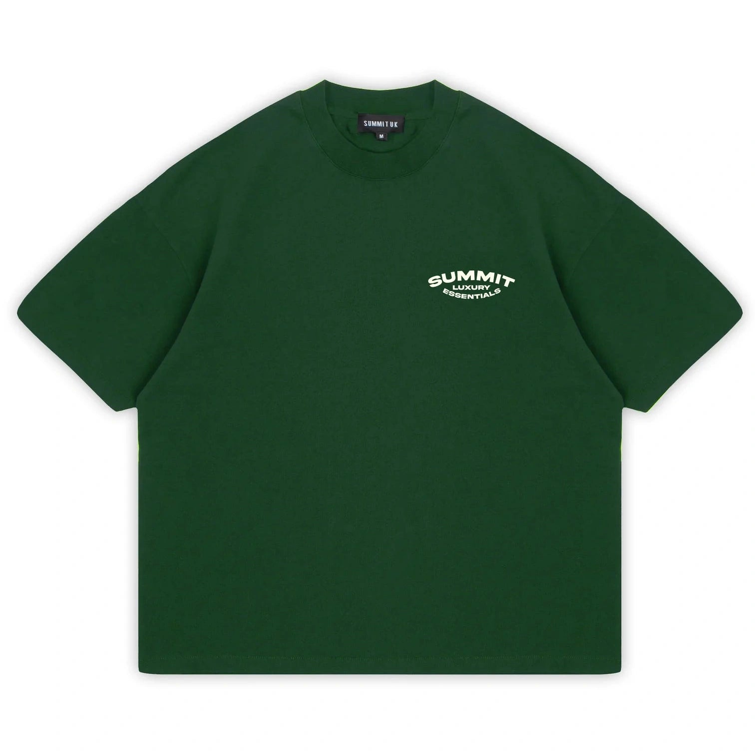 SUMMIT LUXURY ESSENTIALS T-SHIRT - HUNTER GREEN