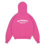 Back of pink summit hoodie