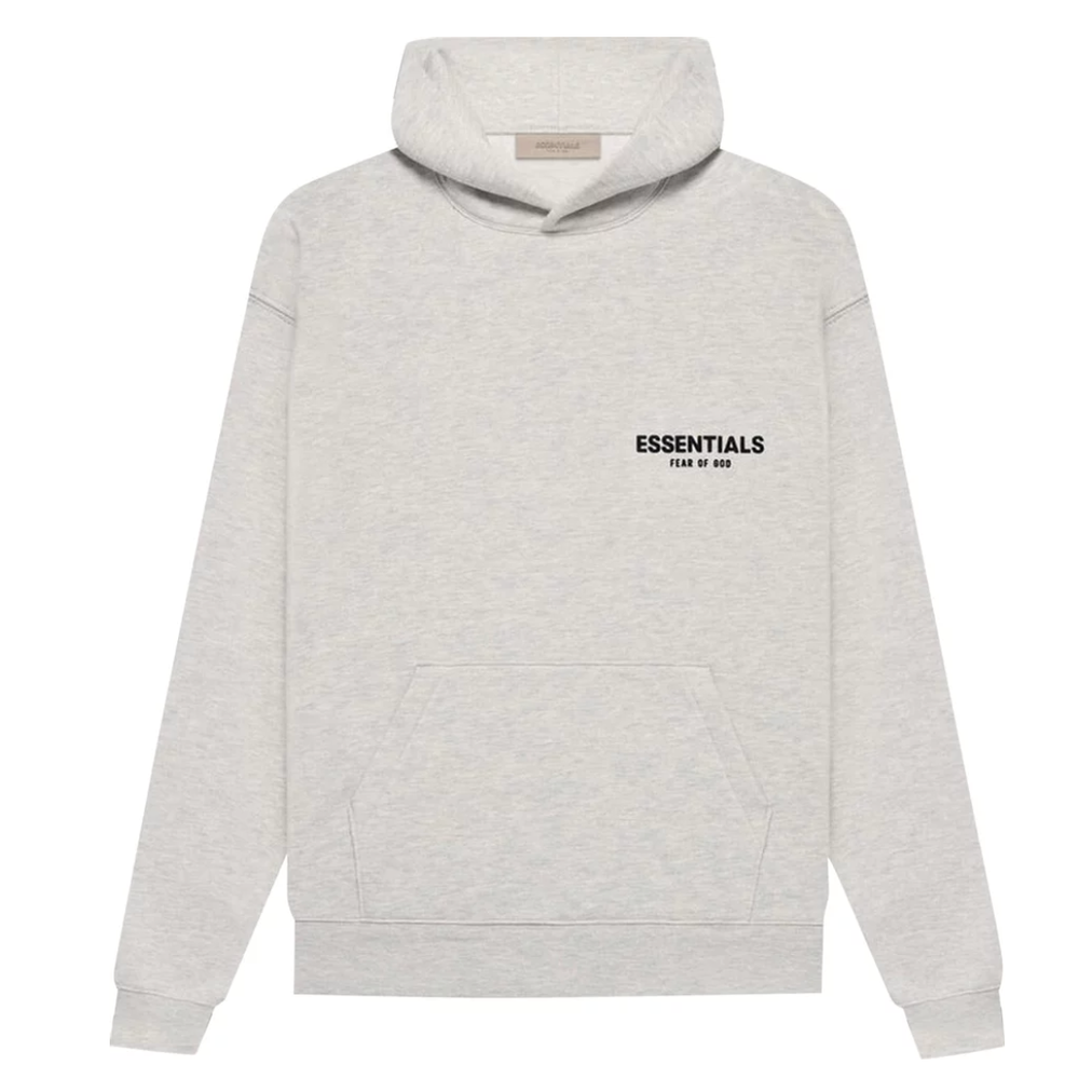 Fear of God Essentials Light Oatmeal Hoodie (SS22)