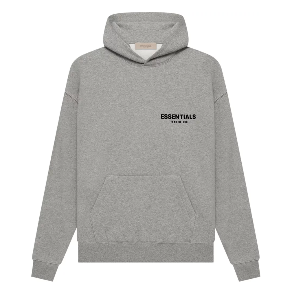Fear of God Essentials Dark Oatmeal Hoodie (SS22)