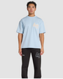 ANNIE HOOD College T-Shirt Baby Blue