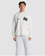 Annie Hood Longsleeve College T Shirt White