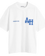 Annie Hood College T Shirt White/Blue