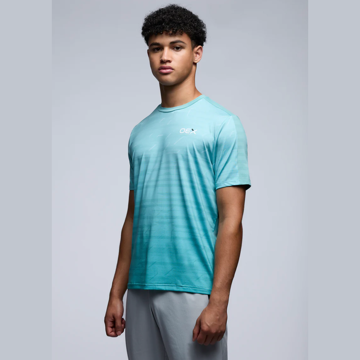 OEX HELMER T SHIRT LIGHT GREEN