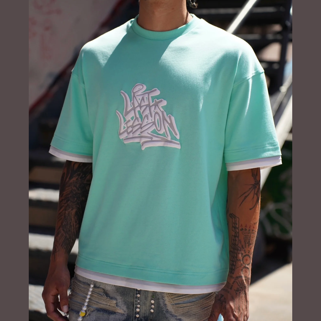 Last Lesson Graffiti 3 Layer T-Shirt