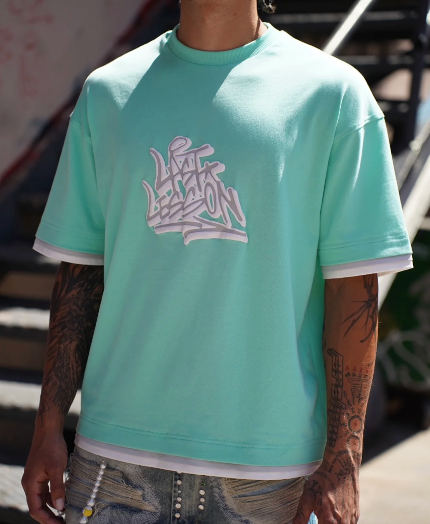 Last Lesson Graffiti 3 Layer T-Shirt