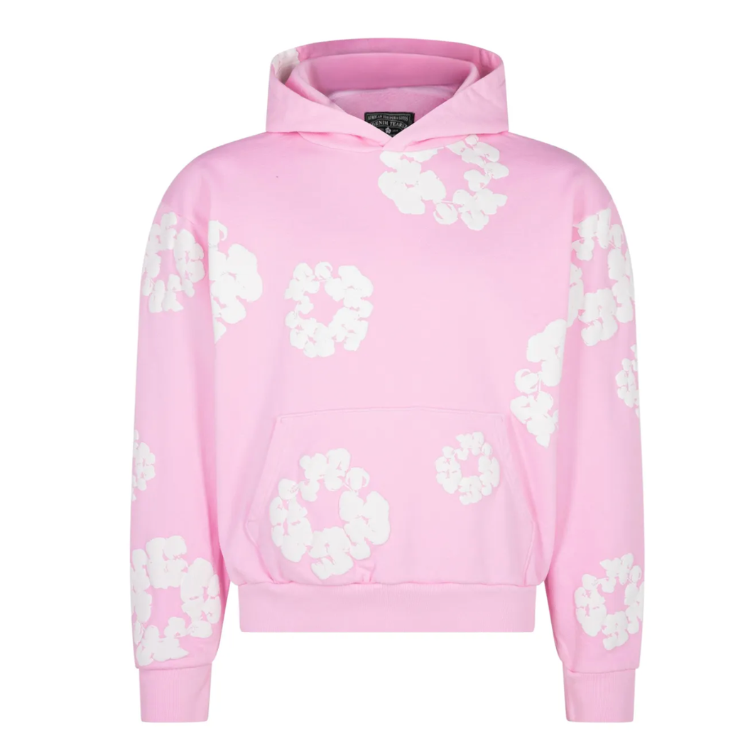 Denim Tears Pink Hoodie