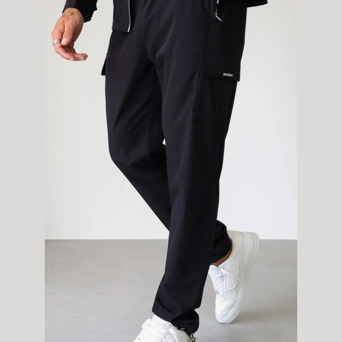 Belier Black Cargo Pant
