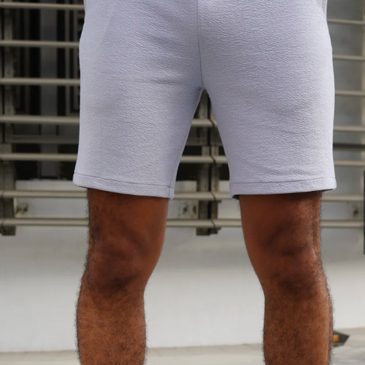 Capo Textured Shorts Slate Blue