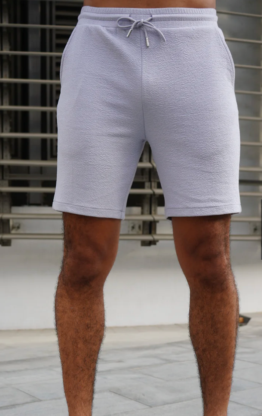 Capo Textured Shorts Slate Blue
